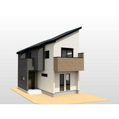 【完成予想図】 | 藤沢市長後　新築 | 外観の完成予想図です