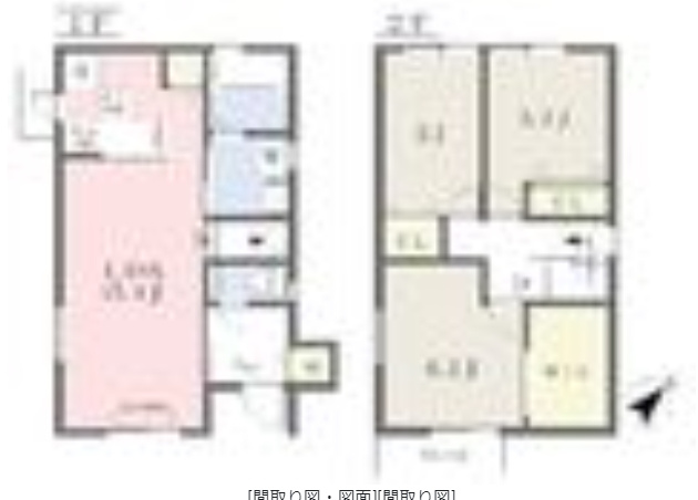 【間取り】 | Ｌ｀ｅａｕ　Ｂｌａｎｃｈｅ