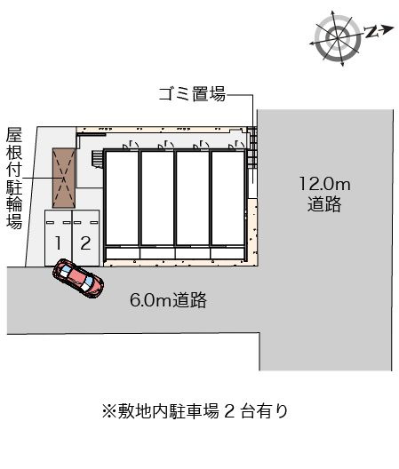 クレイノ未来の区画図