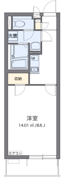 クレイノ未来の間取り