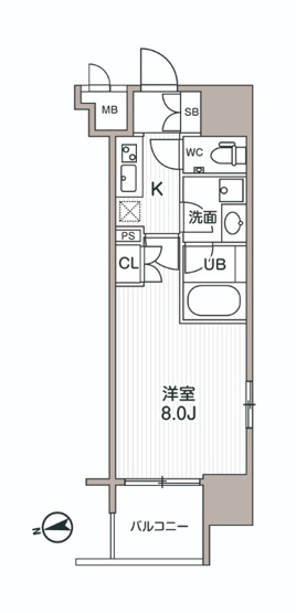 【間取り】 | シーズンフラッツ大森エアリー