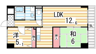 【間取り】 | サンクレール鴻池