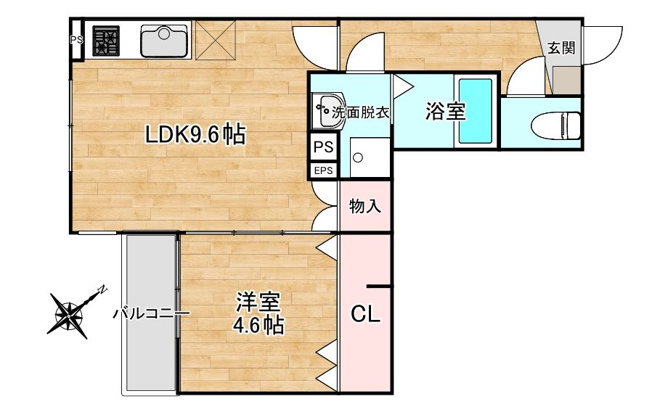 【間取り】 | Crecia下原 | 現況優先。