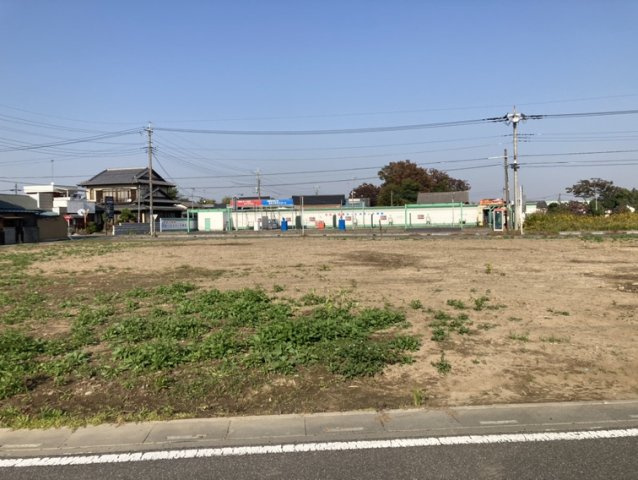 加須市北下新井の売地の外観