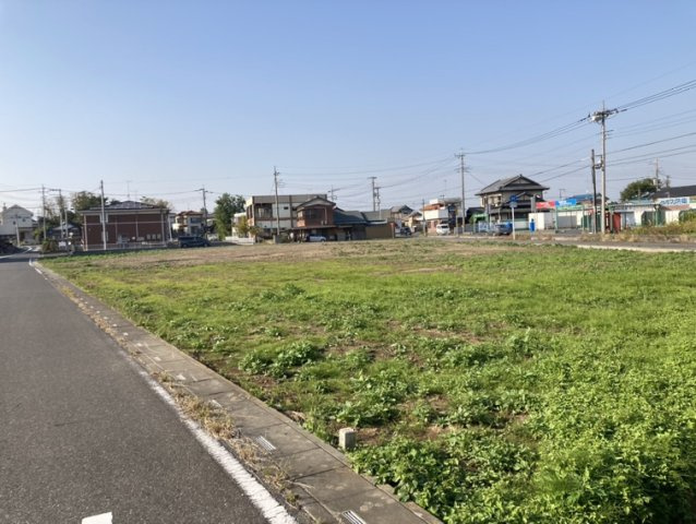 加須市北下新井の売地の外観