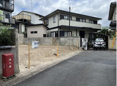 【前面道路含む現地写真】 | 太秦森ケ東町　売土地（建築条件無）