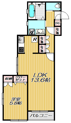 【間取り】 | グレイス洗足