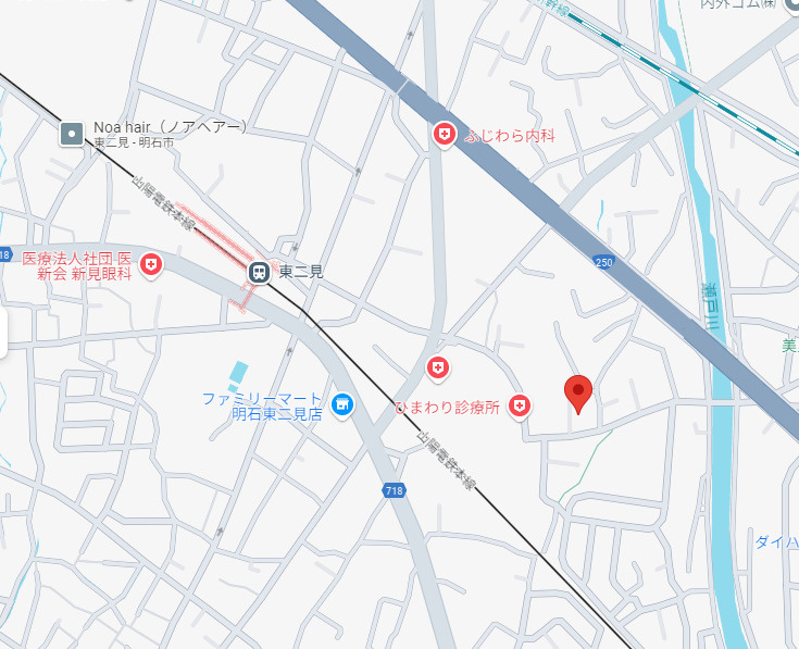 明石市二見町東二見　中古戸建の地図