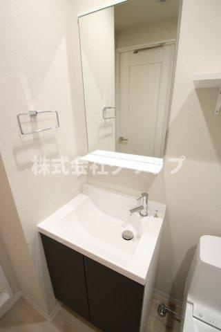 オーベル川崎の独立洗面台