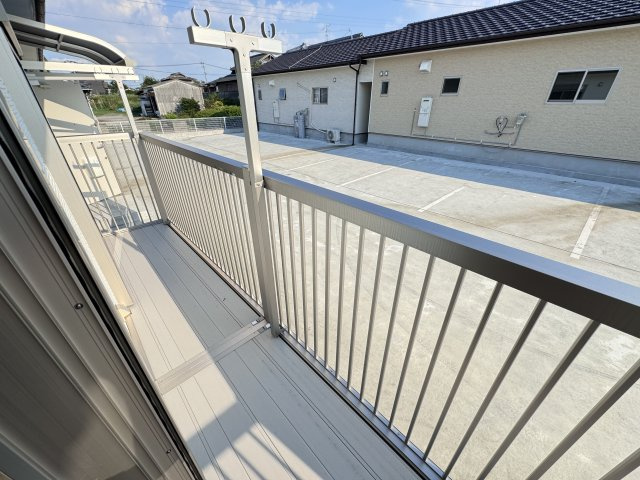 腹赤ハイツⅡのバルコニー