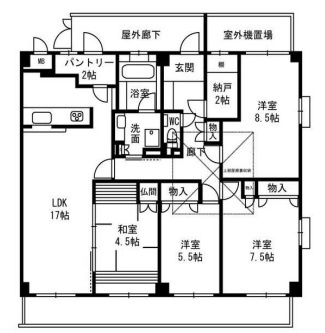 【間取り】 | マジョール松崎町