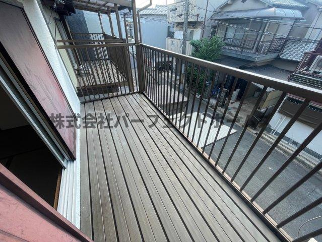 倉治3丁目戸建　賃貸のバルコニー|陽当たり良好なバルコニーです
