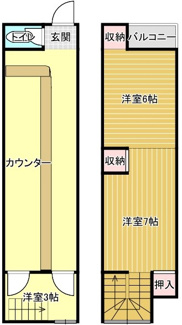 【間取り】 | 西京区役所前　テナントテラス