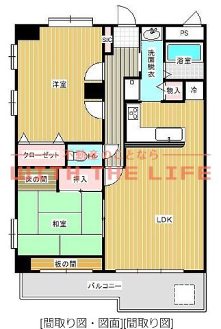エンゼルハイム六ツ門【キャッシュバック対象物件】の間取り