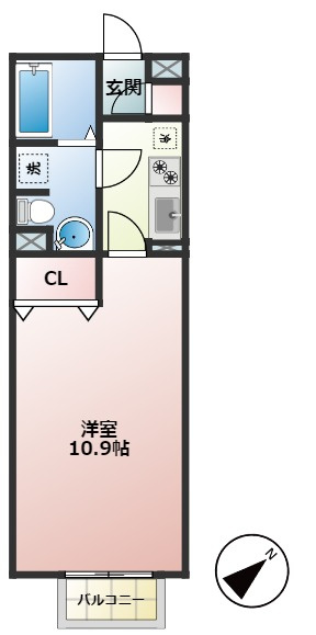 アムールK.Yuの間取り