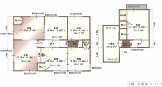 【間取り】 | 鳥取市湖山町南1丁目借家 | 母屋2階