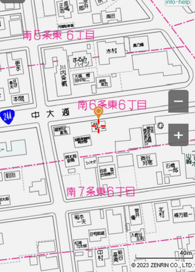 【地図】 | 網走市南６条東６丁目１０番地２