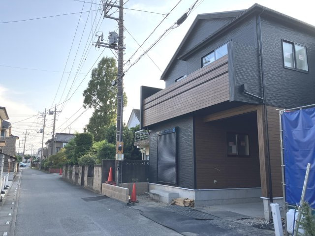 BLOOMING GARDEN　熊谷市新堀2期の前面道路含む現地写真