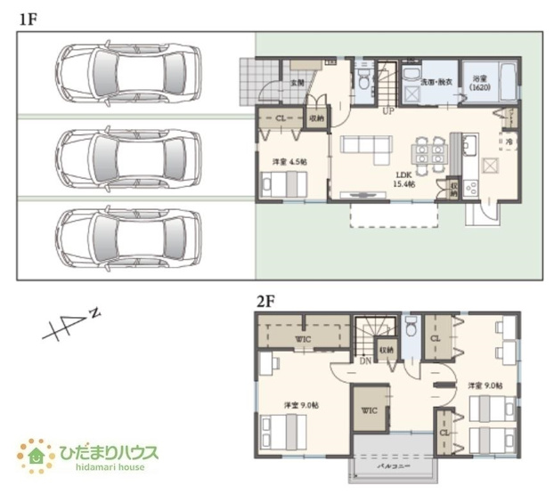【間取り】 | 坂東市辺田　新築戸建 | 水廻りをまとめて、家事動線にも配慮！！家事動線スムーズなればお子様と遊ぶ時間も増えますね♪