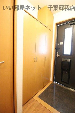 アンソレイエの玄関|ゆったりとした玄関です