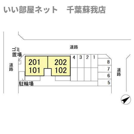 アンソレイエの区画図