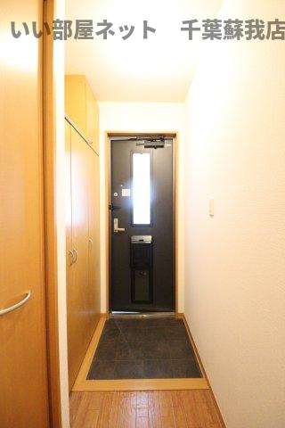 アンソレイエの玄関|明るい玄関です