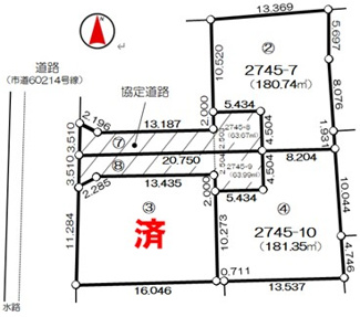 【土地図】 | 熊谷市末広3丁目分譲地