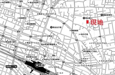 【地図】 | 熊谷市末広3丁目分譲地