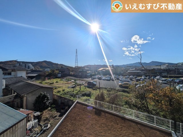 Livele Garden.S　小川町角山第4の展望|高い建物が無く開放感のある展望
バルコニーからの展望も開けていて閑静な住宅地が望めます。日当りも良いですね♪