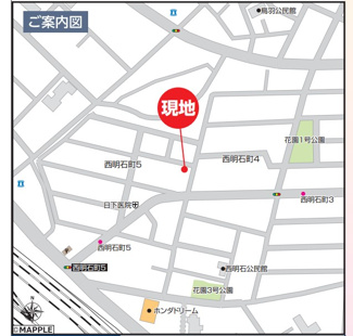 【地図】 | 明石市西明石町5　新築　仲介手数料無料！