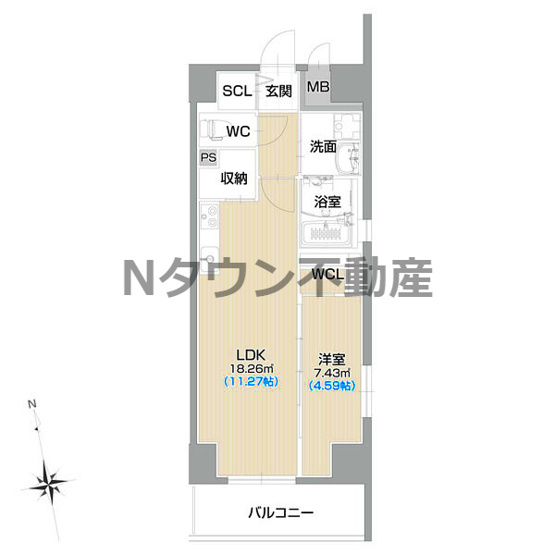 【間取り】 | フォルティス今池 | 間取りです。