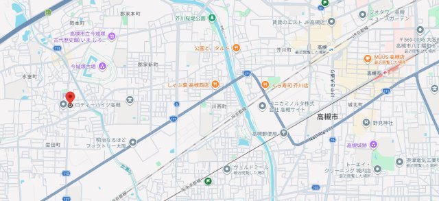 ヴェル・ドミールＡ棟の地図