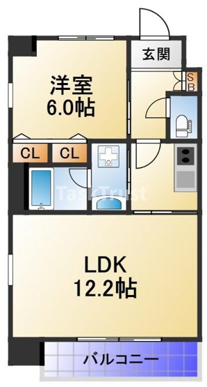 【間取り】 | S-RESIDENCE淀屋橋