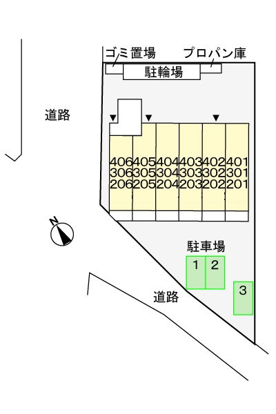 アルバルーチェの区画図