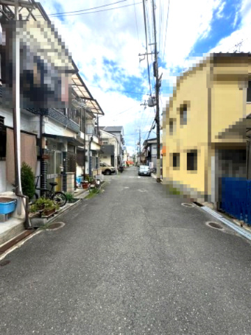 池田旭町　オーナーチェンジの前面道路含む現地写真