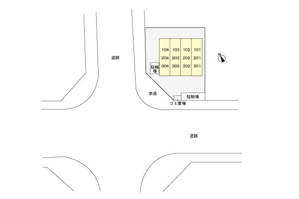 グレイス・エマの区画図