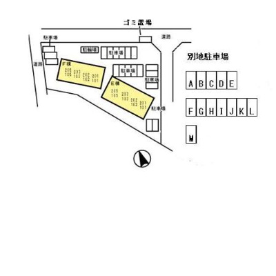 【区画図】 | 冬築タウン・パートⅡ F棟 | 【冬築タウン・パートⅡ F棟】