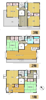 【間取り】 | 【セキスイハイム施工】おゆみ野南3丁目　二世帯住宅　