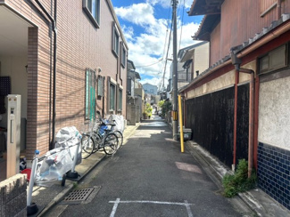 【前面道路含む現地写真】 | 下京区西七条西八反田町　建築条件付