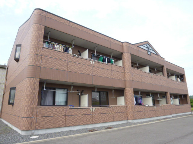 倉敷市連島町西之浦のアパートの外観