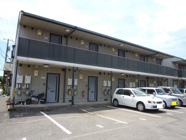 倉敷市福田町浦田のアパートの外観