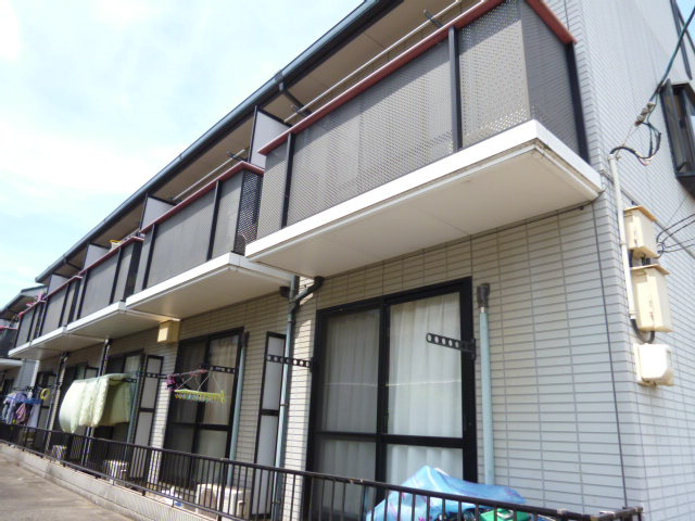 倉敷市福田町浦田のアパートの外観