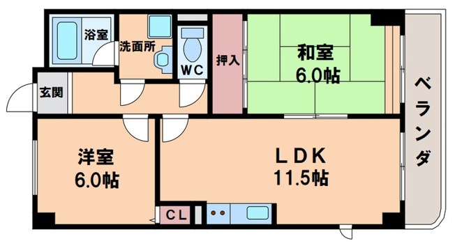 【間取り】 | 御勝山南パークトリム