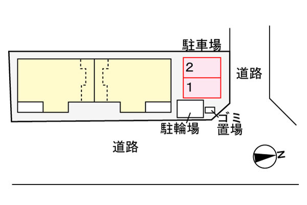 ルピナスの区画図