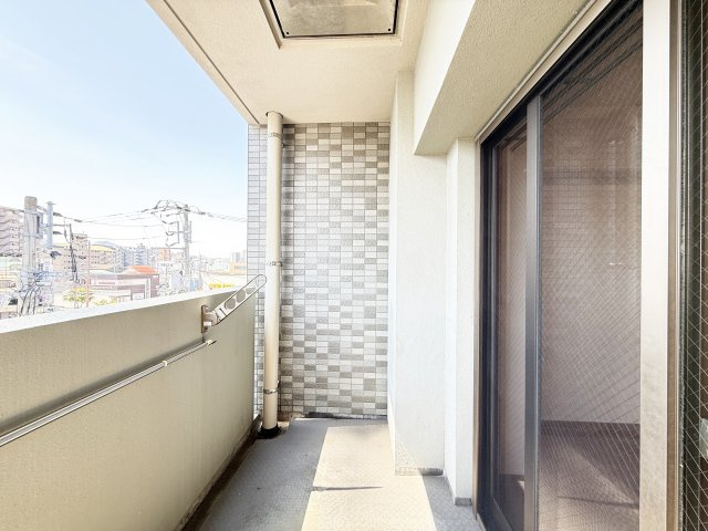 COCO北本町のバルコニー