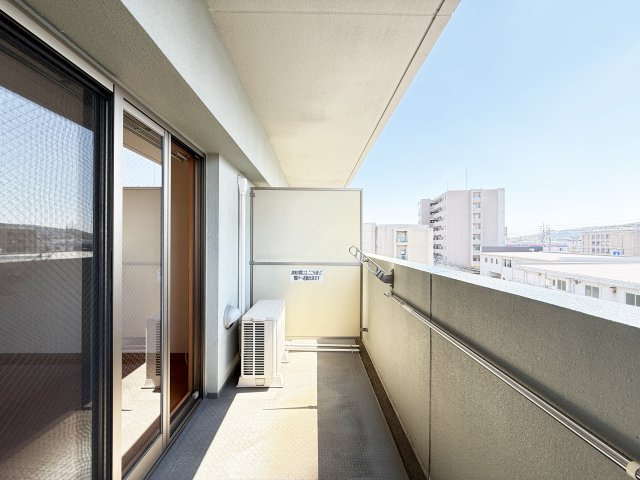 COCO北本町のバルコニー