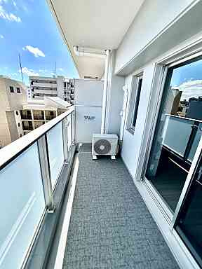 スプランディッド江坂Ⅲのバルコニー