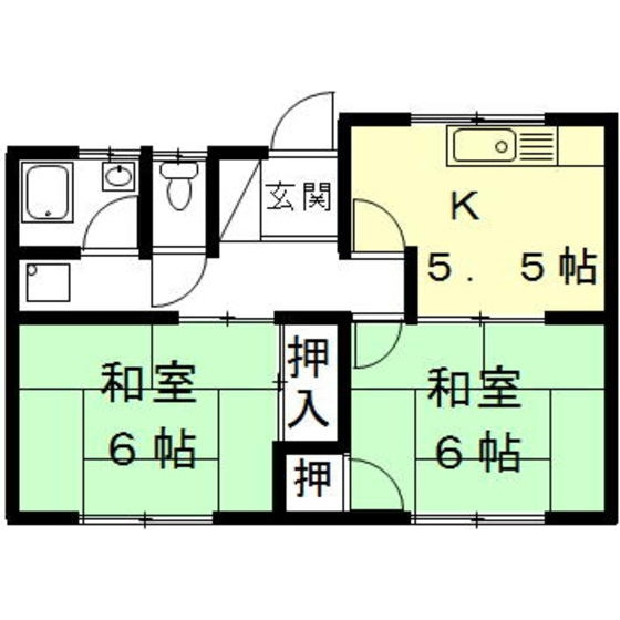 臼井住宅の間取り