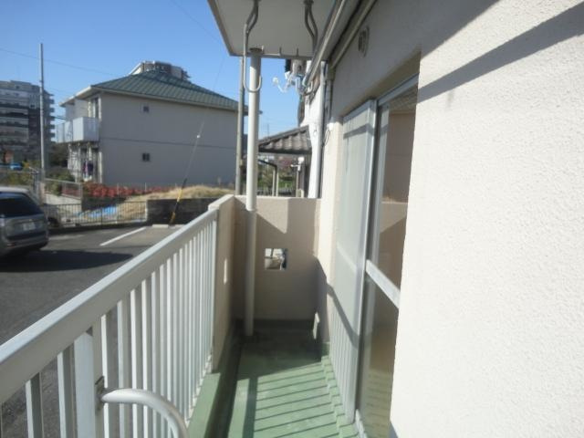 コーポ阪野のバルコニー