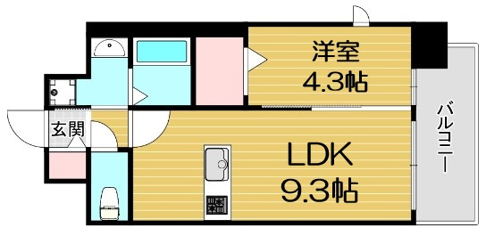 【間取り】 | Quintet NAMBA